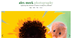 Desktop Screenshot of alexmeekphotography.co.uk